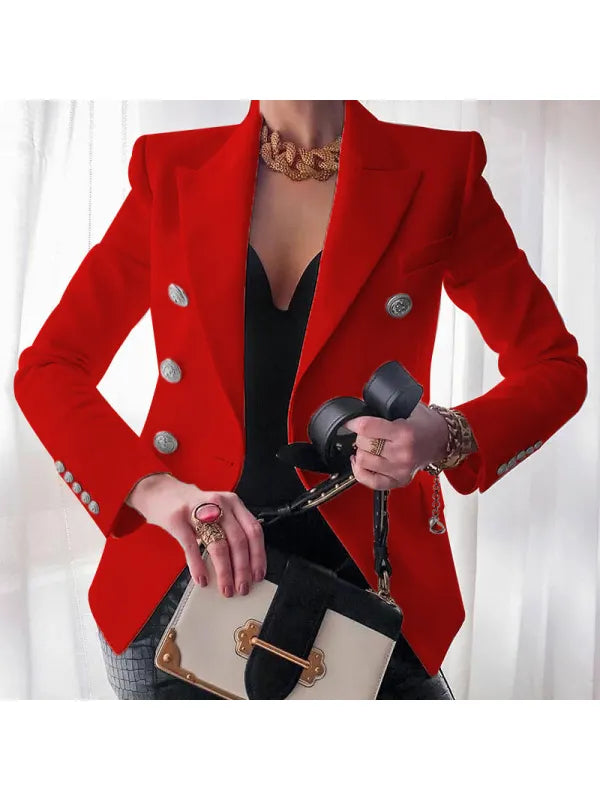 Chic Blazer with Button Details