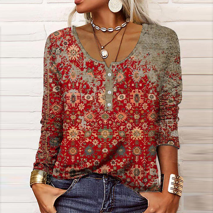 Chic Aztec Pattern Sweater