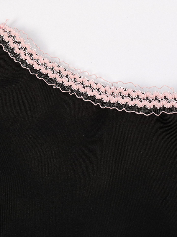 Floral-Patterned Dirndl Dress for Oktoberfest Festivities