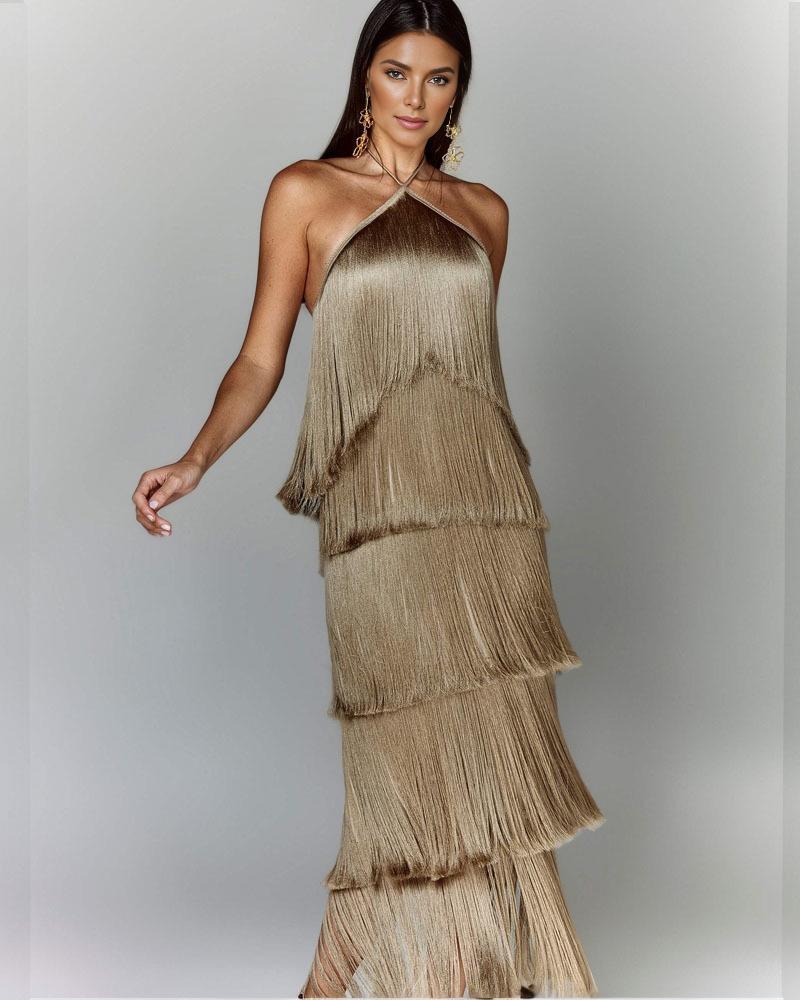Chic Fringed Dress for Effortless Style